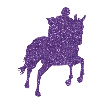 Samolepící dekorace Kůň 021 pravá s jezdcem (87 - Ultra Metalic fialová) SAMOLEPKA NA AUTO, NÁLEPKA, FÓLIE, POLEP, TUNING, VLASTNÍ TEXT, TISK, AUTOSAMOLEPKY.cz, POLEPY, OBRÁZEK, LOGO, 3D STICKERS
