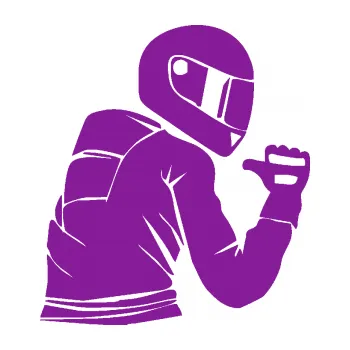Samolepící dekorace SAMOLEPKA Motorkář 001 pravá (14 - fialová) NA AUTO, NÁLEPKA, FÓLIE, POLEP, TUNING, VLASTNÍ TEXT, TISK, AUTOSAMOLEPKY.cz, POLEPY, OBRÁZEK, LOGO, SAMOLEPKY