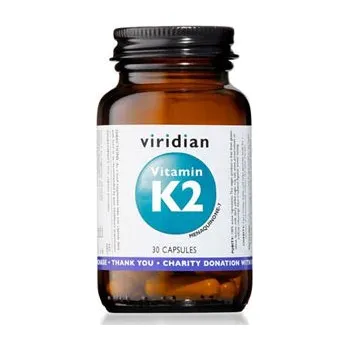Zdraví VIRIDIAN nutrition Vitamin K2 30 kapslí
