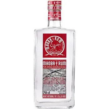 Rum Mhoba Pot Stilled High Ester 65,2% 65,2% 0,7 l (holá láhev)