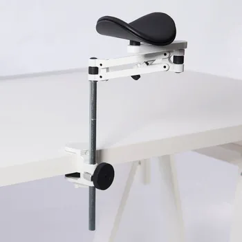 Psací stůl Ergorest opěrka předloktí s výškovým nastavením šedo-černá