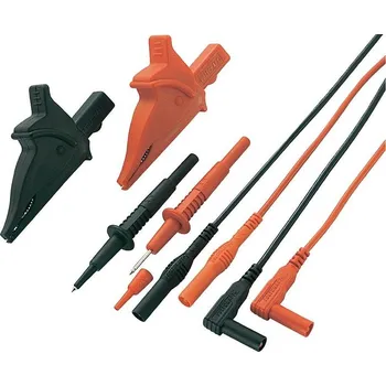 Sada měřicích kabelů Voltcraft MS-5 | banánek 4 mm ⇔ banánek 4 mm | černá/červená | 1,2 m