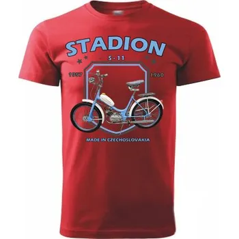 Pánské tričko STRIKER Tričko STADION S-11 Barva: Červená, Velikost: XXXL