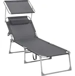 SONGMICS Zahradní lehátko GCB22