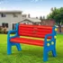 Dětský zahradní nábytek Dolu Lavička červená/modrá