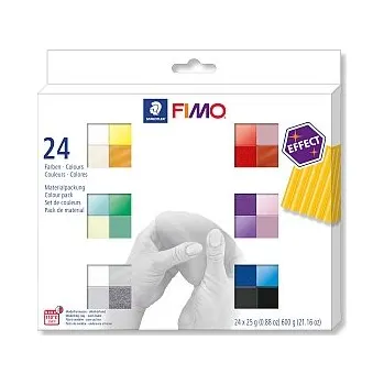 Modelovací hmota FIMO Effect sada 24 barev 25g