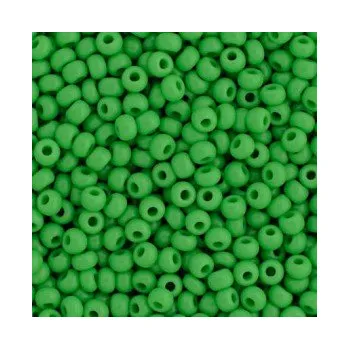 Dětské navlékací korálky Preciosa rokajl 11/0 zelená