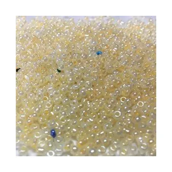 Dětské navlékací korálky Rokajl 11/0 meruňková perleťová