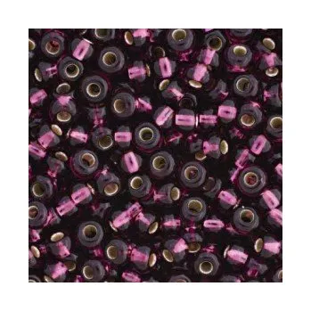 Dětské navlékací korálky Rokajl 5/0 fialová