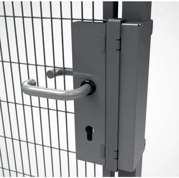 Plot Zámek s klikou pro euro-cylindrickou vložku pro otočné dvoukřídlé dveře