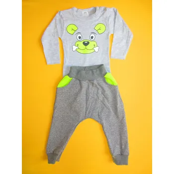 Kojenecká souprava Arex, ČR Kojenecká souprava čumáček Barva: šedá, Velikost: 80