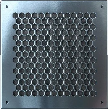 Větrací mřížka M&D Větrací mřížka 19x19 cm HEXA nerezová