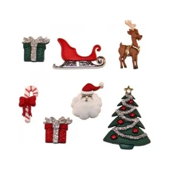 Náramek Ozdobné knoflíky CHRISTMAS EVE