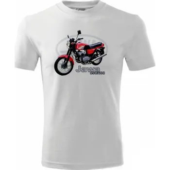Pánské tričko STRIKER Tričko JAWA 350/638 Barva: Bílá, Velikost: S