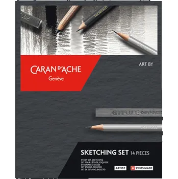Kosmetická sada Grafitová sada Sketching Set, Caran d´Ache