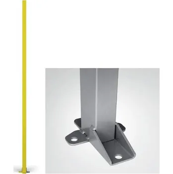 Plot Nosný sloupek pro ochrannou mříž, výška 1400 mm, profil 60x40 mm, barva žlutá