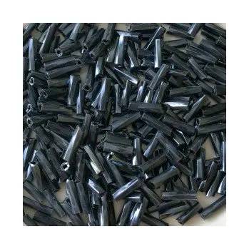 Dětské navlékací korálky Rokajl Preciosa 1. jakost - tyčinky modrá kroucená 7mm č. 218