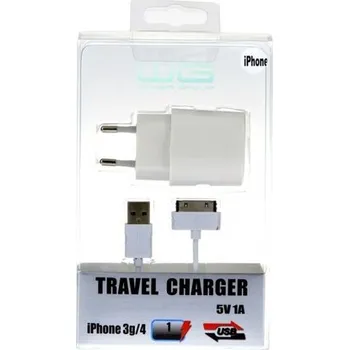 Winner USB Charger 2,1A + 30 PIN Cable (iPhone 3G/4) černá 3591194066375
