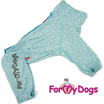 Obleček pro psa FOR MY DOGS Overal pro psy větších plemen BLUE STARS, modrý, Velikost: A3