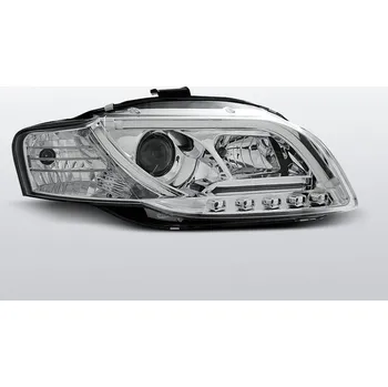 Přední světlomet Přední světla, AUDI A4 B7, 2004-2008, TUBE LIGHTS CHROM TRU DRL (57.LPAUB4)