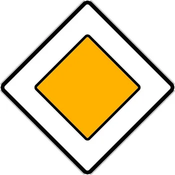 Dopravní značka Dopravní Značka P2 - 2.třída Hlavní pozemní komunikace