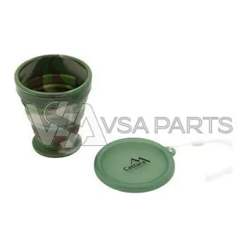 Kempingové nádobí CATTARA Kelímek skládací silikon ARMY, 200 ml