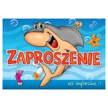 Cestování Zaproszenie ZZ-035 Imprezka rekin (5 szt.)