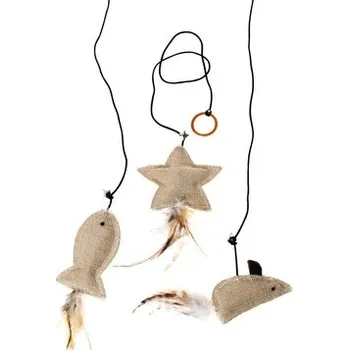 Hračka pro kočku Hračka pro kočky Twinies s peřím, různé druhy