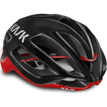 Cyklistická přilba Helma KASK Protone, Black/Red Velikost: 59 - 62 cm