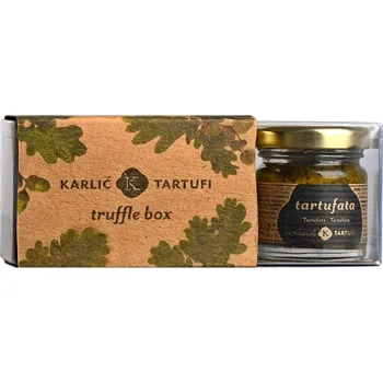 Dárkový potravinový koš Karlić - Dárková sada lanýžových specialit Karlić 3 x 30g