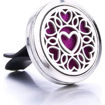 Vůně do auta Aroma difuzér do auta Srdíčka (Vaše jedinečná, originální přírodní vůně do auta, Váš osobní parfém do auta.)