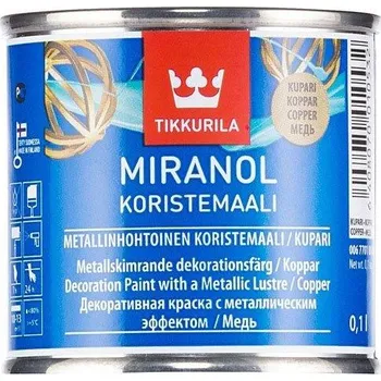 Lak na dřevo Tikkurila MIRANOL DECORATIVE COPPER 0,1