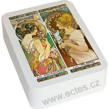 Dóza na potraviny LA PLUME - LA PRIMEVERE A.Mucha plechová dóza 3500