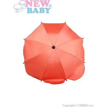NEW BABY Slunečník na kočárek oranžový