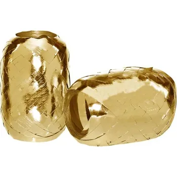 Stuha Stuhy - Klubíčko 20m/5mm METAL zlatá