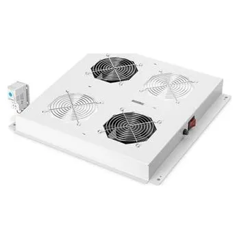 vypínač DIGITUS Střešní chladicí jednotka síťové a serverové skříně Unique series a Dynamic Basic, termostat, spínač, šedá (RAL