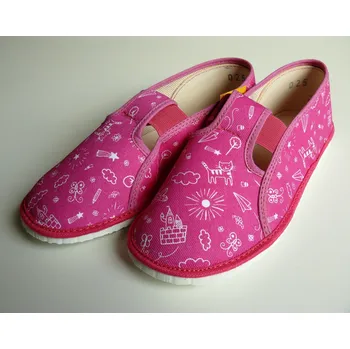 Dívčí bačkory dívčí bačkory růžové pohádkové 33 Velikost obuvy EU/FR