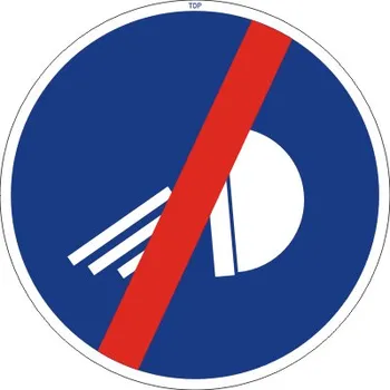 Dopravní značení Dopravní Značka C13b 500 mm Rozsviť světla - konec