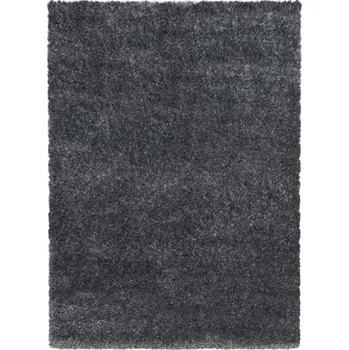 Koberec Kusový koberec Brilliant shaggy 4200 grey - Kruh průměr 120 cm