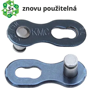 Řetěz na kolo spojka řetězu KMC 6/8 speed, baleno po 5 ks, cena za balení