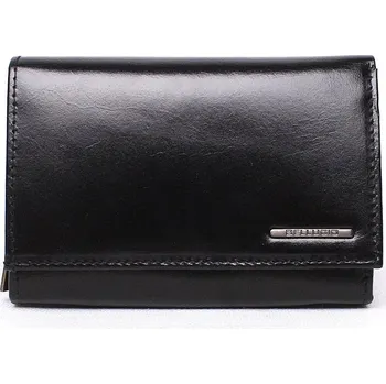 Kabelka Černá kožená peněženka BELLUGIO AD-21R-068 + RFID