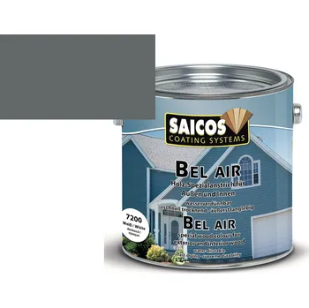 Lak na dřevo Saicos BelAir vodou ředitelný olejový nátěr - železitě šedá krycí 7273; 10L + dárek k objednávce nad 1000Kč