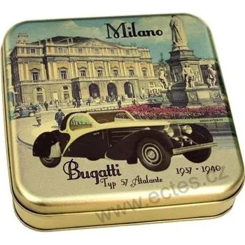 Dóza na potraviny BUGATTI typ 57 ATALANTE série VETERÁNI plechová dóza 7414/40