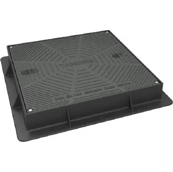 poklop Poklop litinový čtvercový HECKL TAMESIS, 600x600 mm, nosnost 40 t H39550500AA001