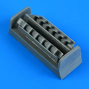 Plastikový model Quickboost 1/48 Bf 109F/G/K exhaust (EDU)