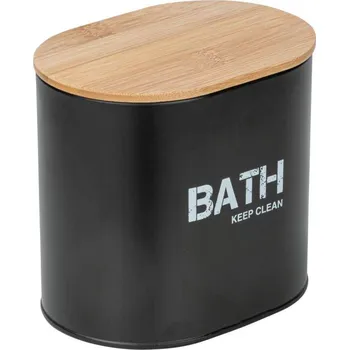 Úložný box do koupelny GARA, barva černá, Wenko