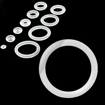 Piercing Šperky4U Piercing - náhradní průhledná gumička na plug - ND01021-C-13