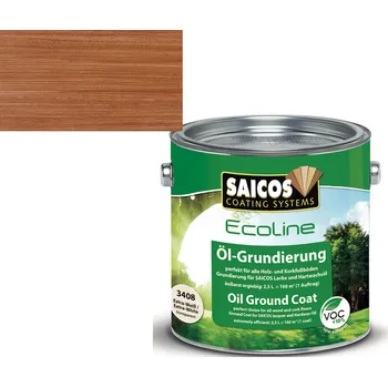 Olej na dřevo SAICOS ECOLINE ZÁKLADOVÝ OLEJ 3438 mahagon; 0,75L + dárek k objednávce nad 1000Kč