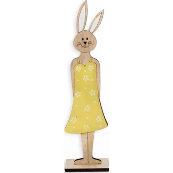 Velikonoční dekorace Zajíc dřevo 18cm (799910)