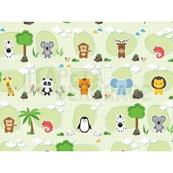 Tapeta Dětská samolepící tapeta Zoologická zahrada, šířka 45 cm, metráž 14053 / samolepicí fólie a tapety ZOO Venilia / Gekkofix